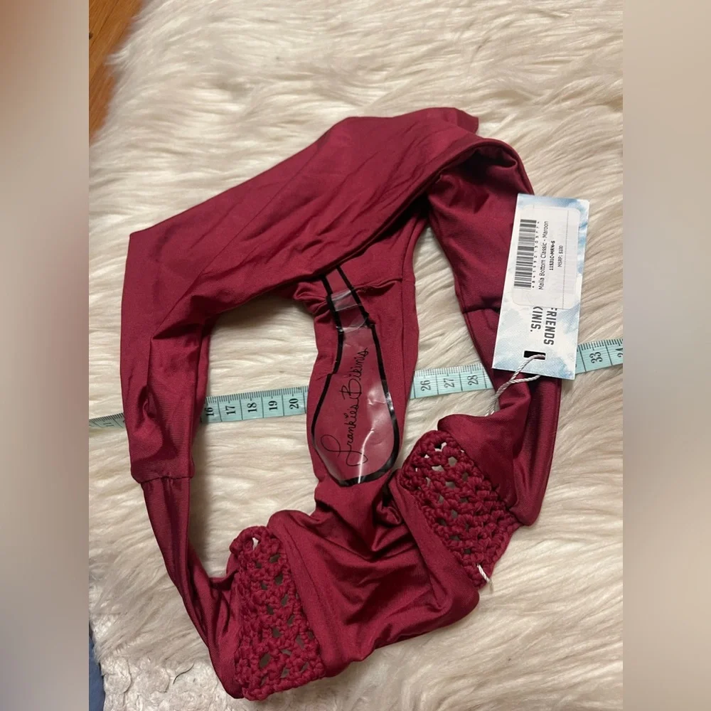 Frankie's bikinis Malia Bottom - Maroon